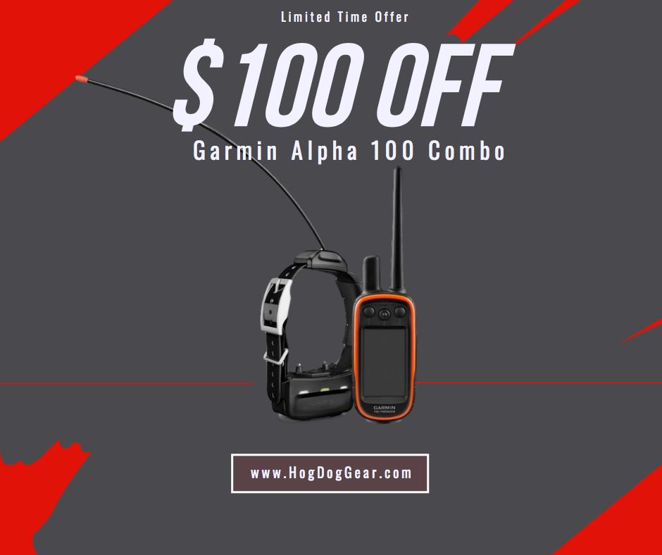 Garmin alpha 100 clearance combo